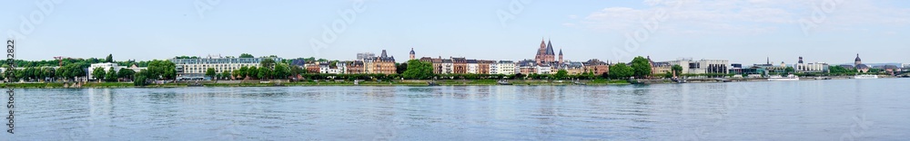 Blick nach Mainz