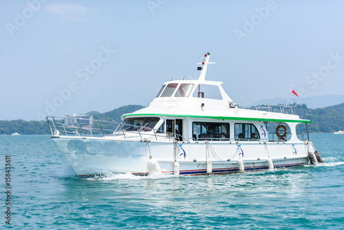 Tourist boat dock at Sun Moon Lake in Taiwan