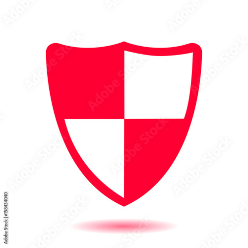 Shield icon. Protection concept.  Software designed to detect and destroy computer viruses.