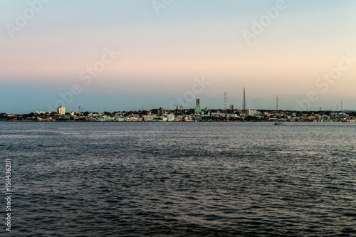 Skyline of Santarem city, Brazil