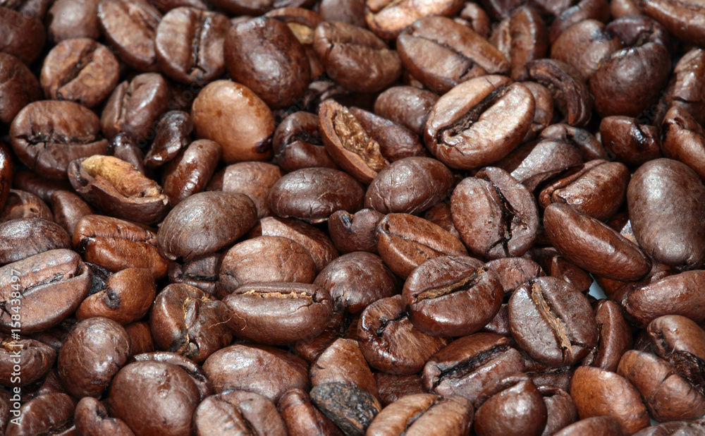 texture background of coffee beans texture background of coffee beans