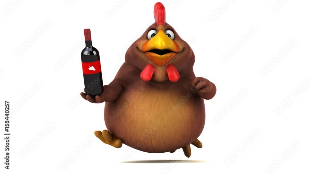 Fun chicken - 3D Animation Fun chicken - 3D Animation