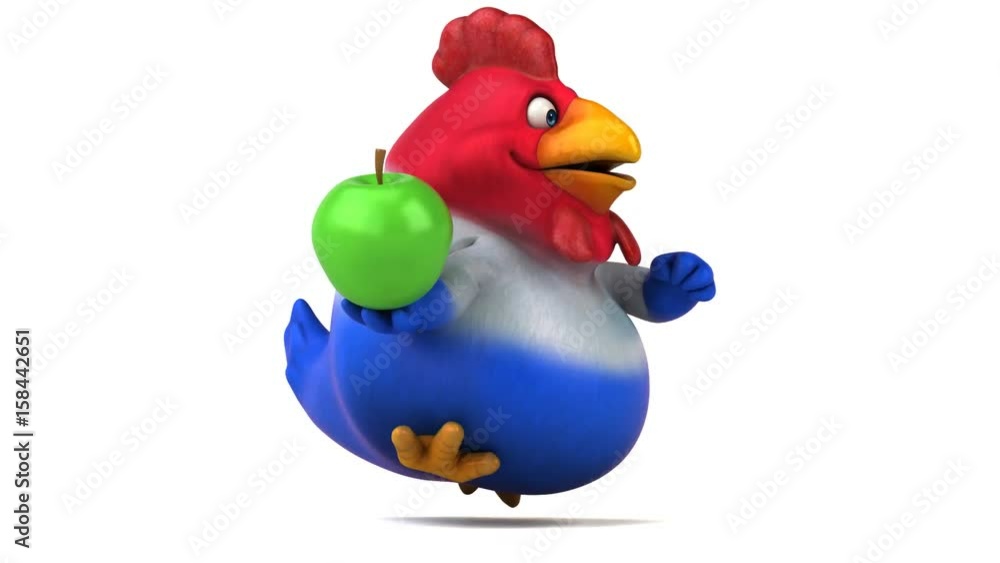 French chick - 3D Animation French chick - 3D Animation