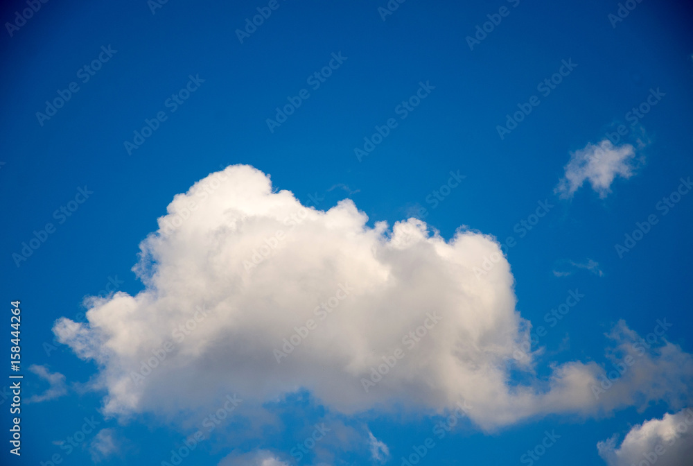Blue sky with clouds in a summer sunny day Blue sky with clouds in a summer sunny day