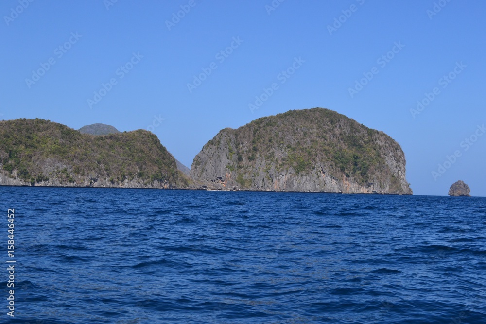 Naklejka premium Ocean view with islands