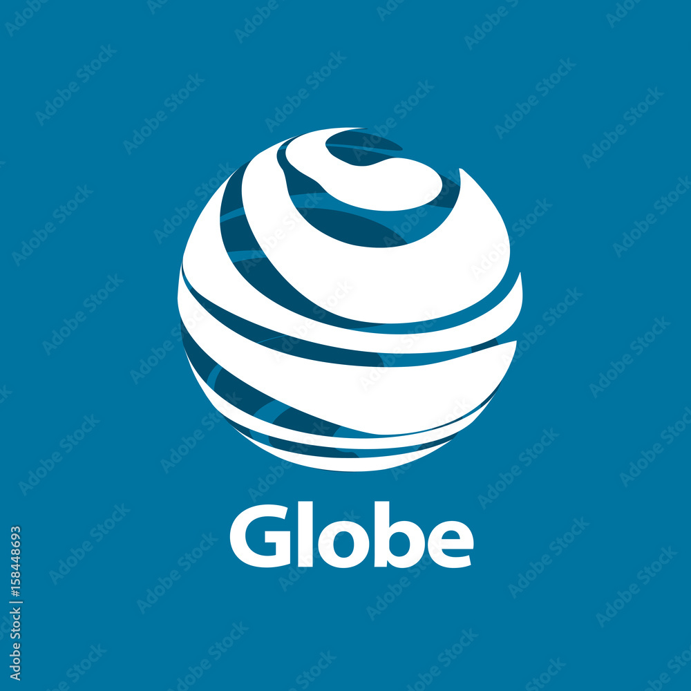 vector logo globe