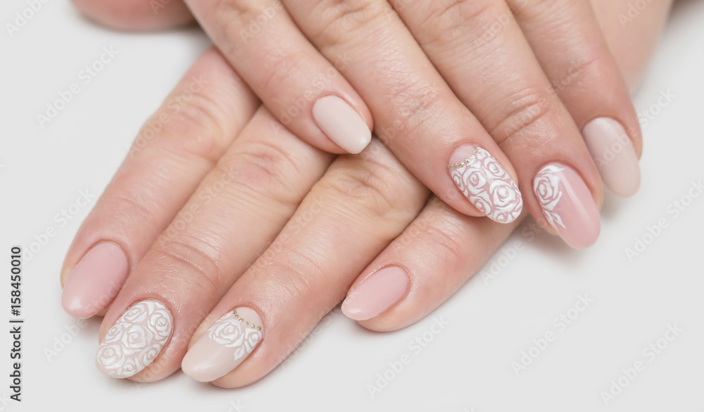 nails white nails white