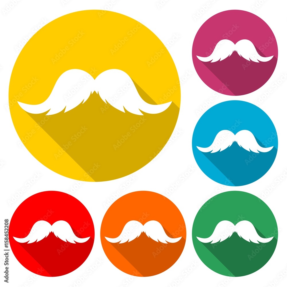 Hipster vector mustache - Illustration Hipster vector mustache - Illustration