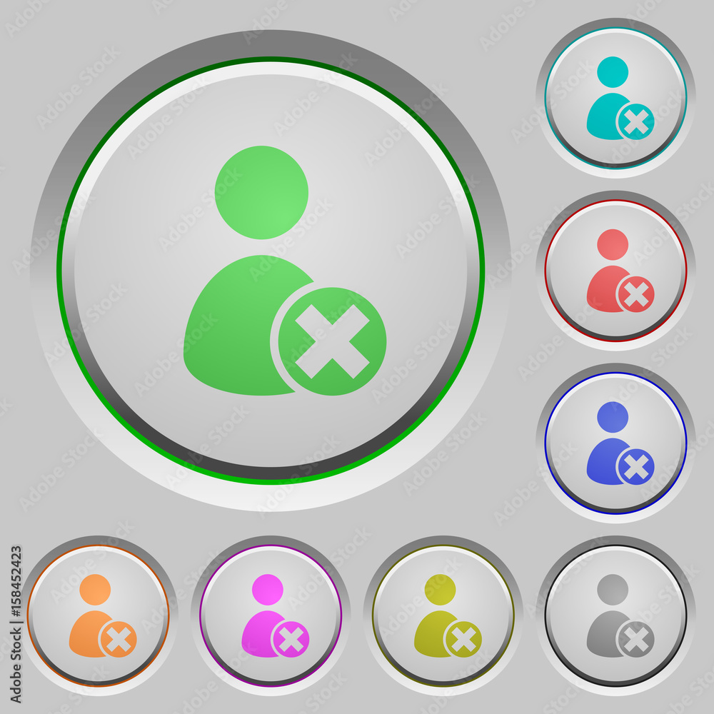 Cancel user account push buttons Cancel user account push buttons