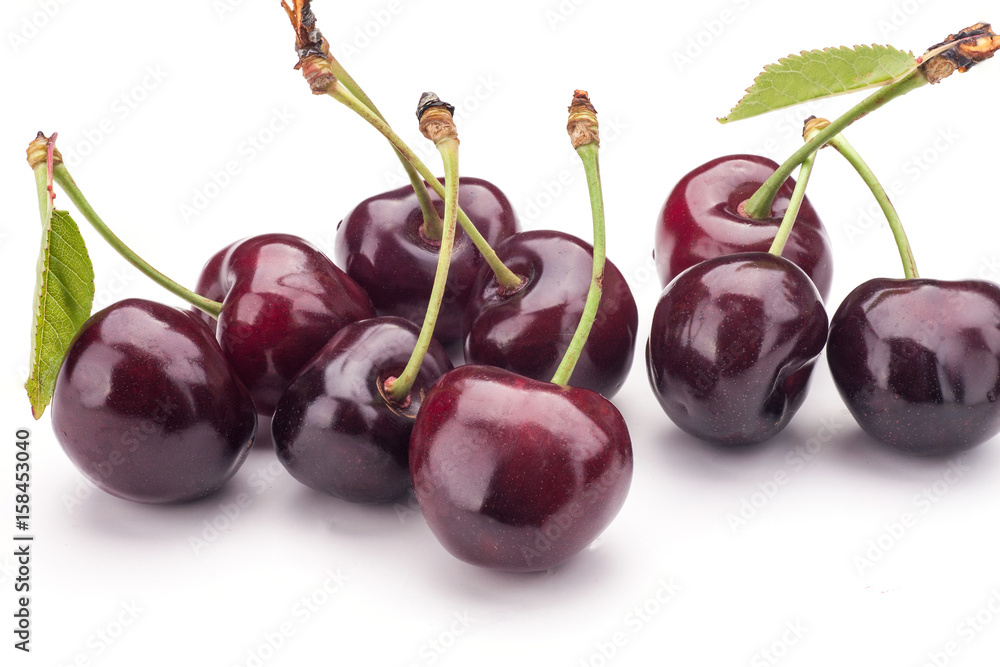Cherries isolated on white Cherries isolated on white