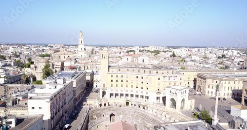 Historic city center of Lecce, Puglia, Italy