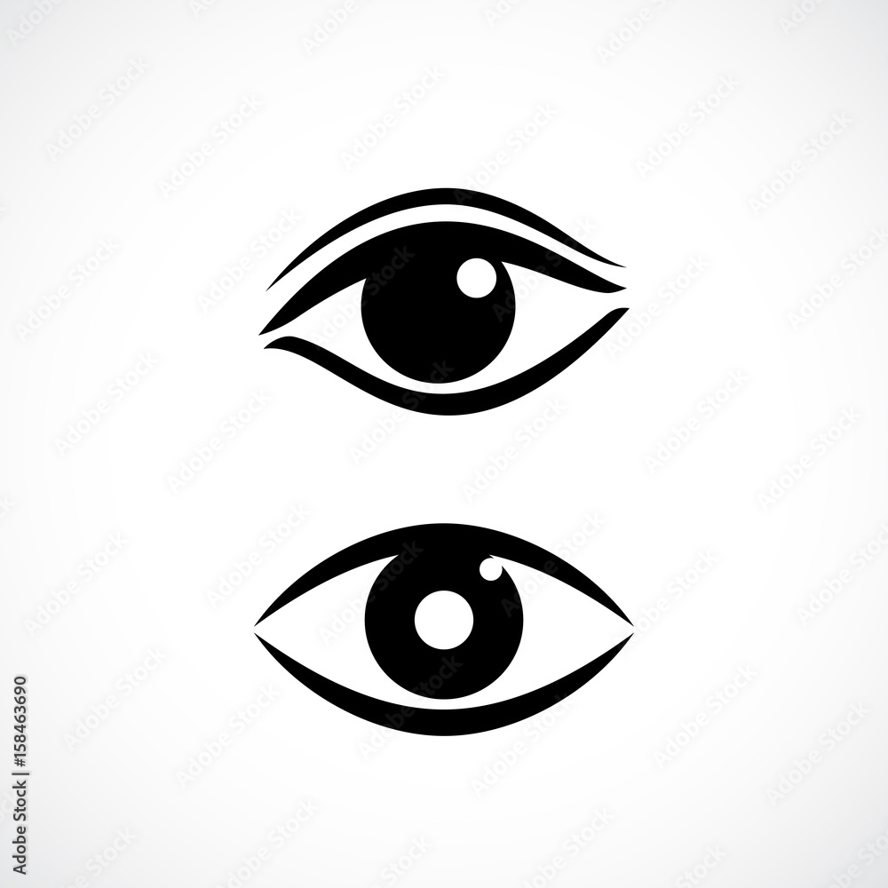 Women eyes vector icon