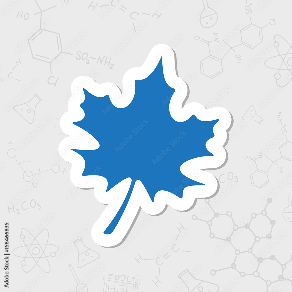 Vector maple leaf icon