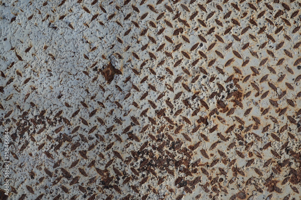 Fototapeta premium Rusty metal background.