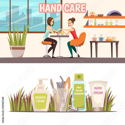 Manicure Banners Set