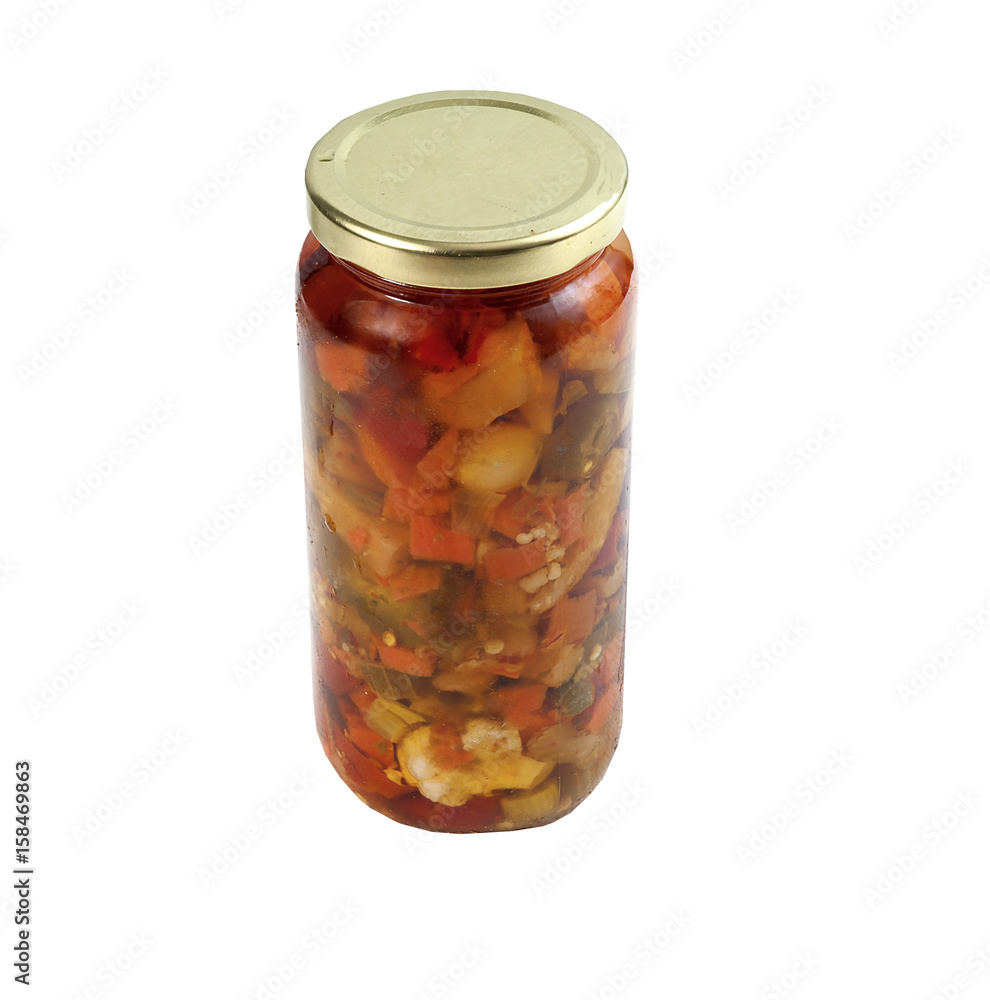 Jar of hot Anti-Pasta Jar of hot Anti-Pasta
