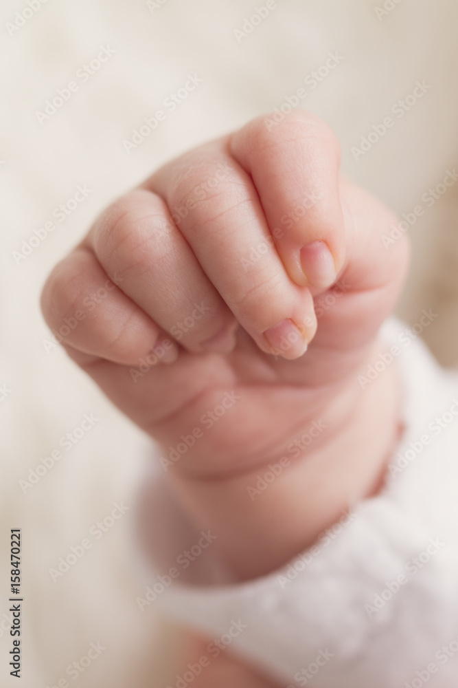 Closeup of beautiful cute little baby hand. Maternity concept. Closeup of beautiful cute little baby hand. Maternity concept.