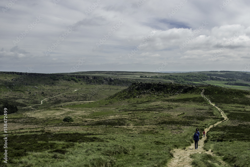 KRAJOBRAZ GÓRSKI, PEAK DISTRICT, WIELKA BRYTANIA