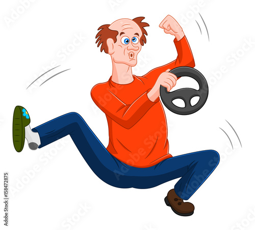 Idiot with a steering wheel