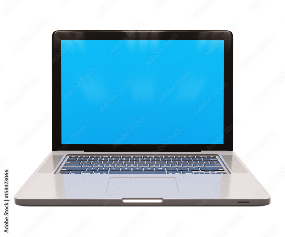 Laptop with Blank Screen Laptop with Blank Screen