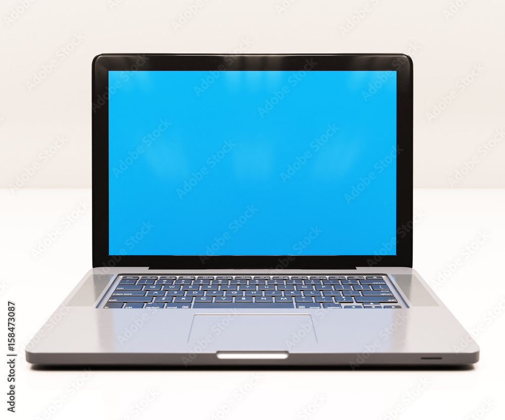 Laptop with Blank Screen Laptop with Blank Screen
