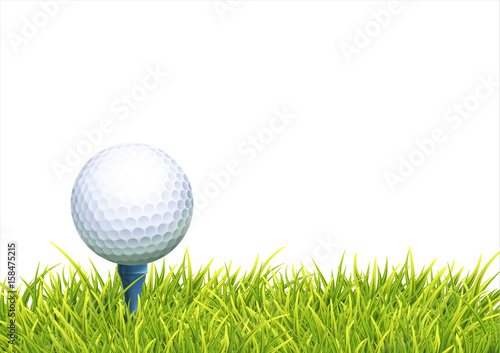 Background With Golf Ball