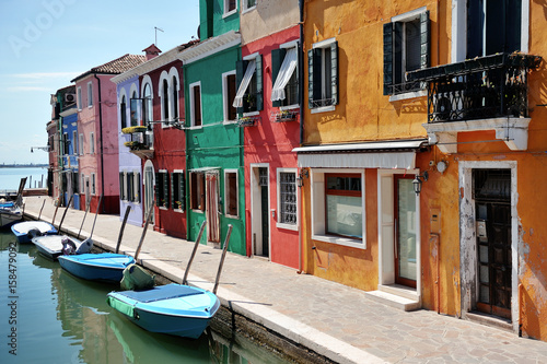 Burano, Venice, Italy - colorful buildings