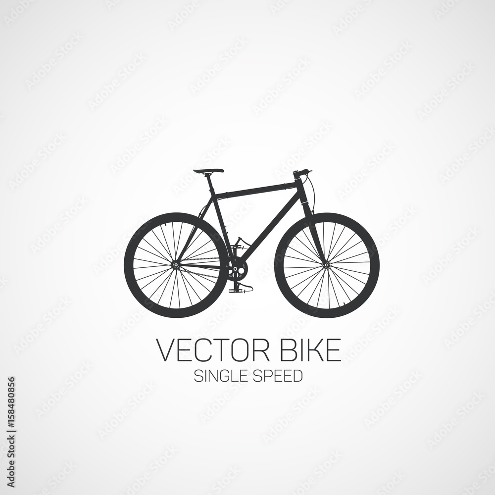 Fototapeta premium Single speed city bike.