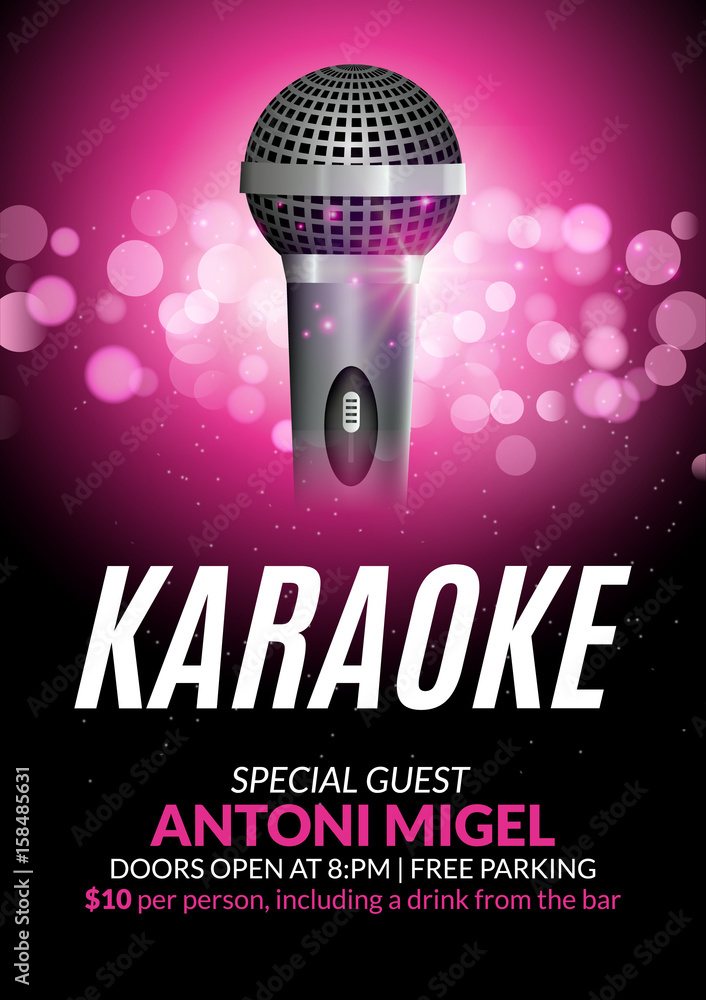 Karaoke Party Invitations