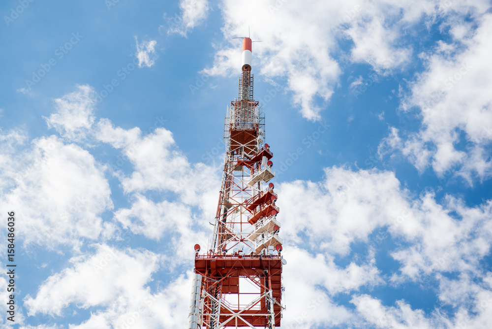 High network telecommunication tower highpoint High network telecommunication tower highpoint