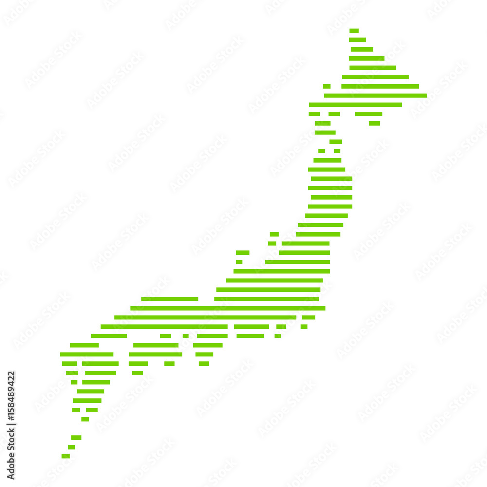 日本地図シンプルラインイラスト緑 Stock Vector Adobe Stock 日本地図シンプルラインイラスト緑 Stock Vector Adobe Stock