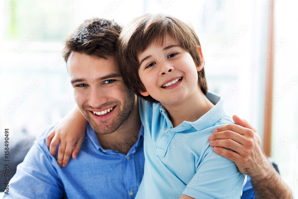 Fototapeta premium Father and son 