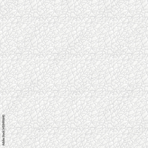 Closeup vector seamless texture of white leather. Can be used as a print for fabrics, and graphic design. Animal skin backround.