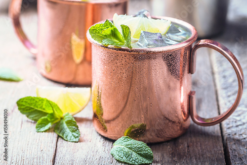 Photography Moscow mule cocktail