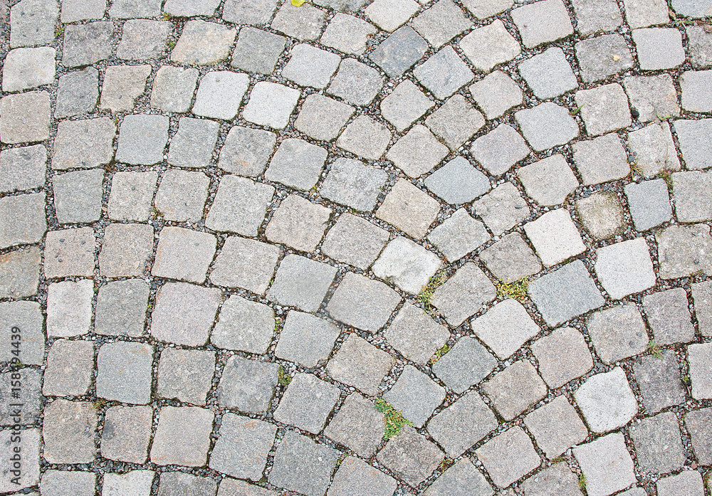 Cobble stone road surface texture for background copy space. Cobble stone road surface texture for background copy space.