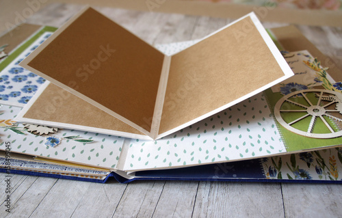 Scrapbooking, details of photoalbum