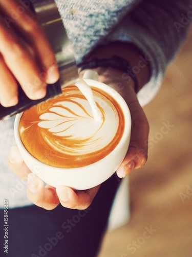 coffee cup latte by coffee master 