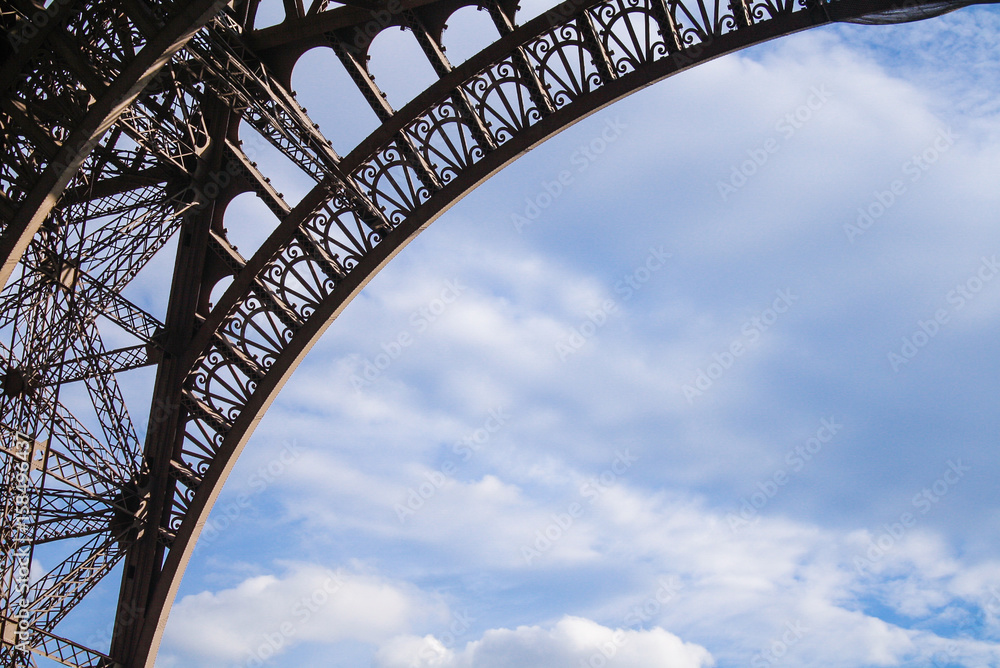 Close up to the Eiffel Tower Close up to the Eiffel Tower