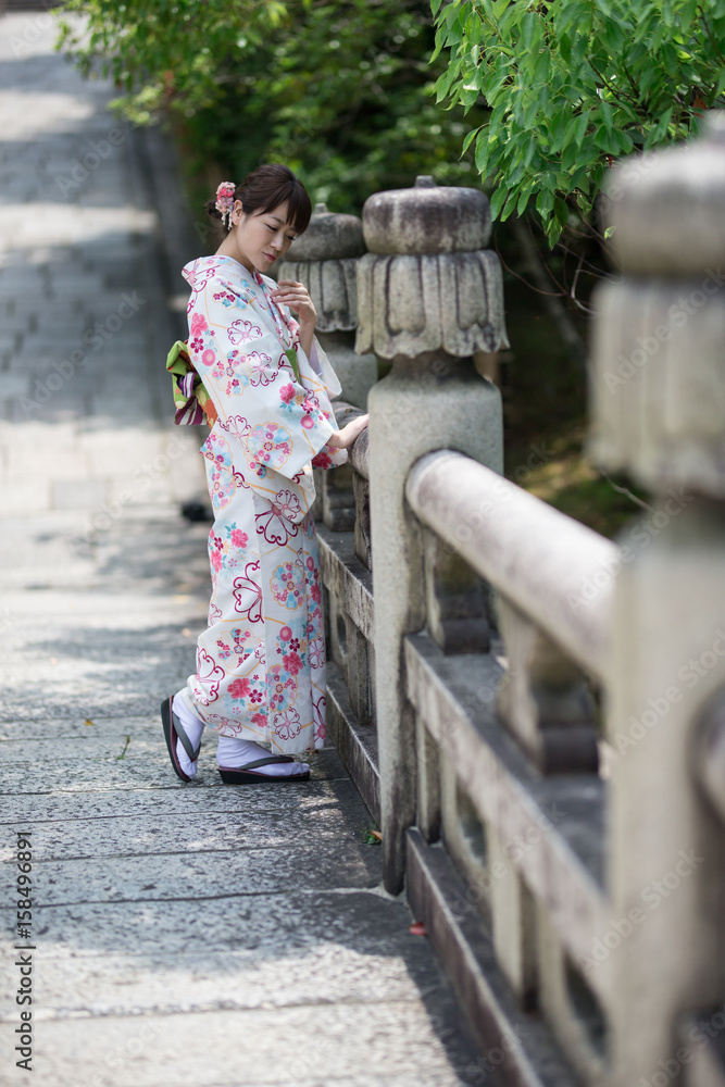 着物の女性・京都 着物の女性・京都