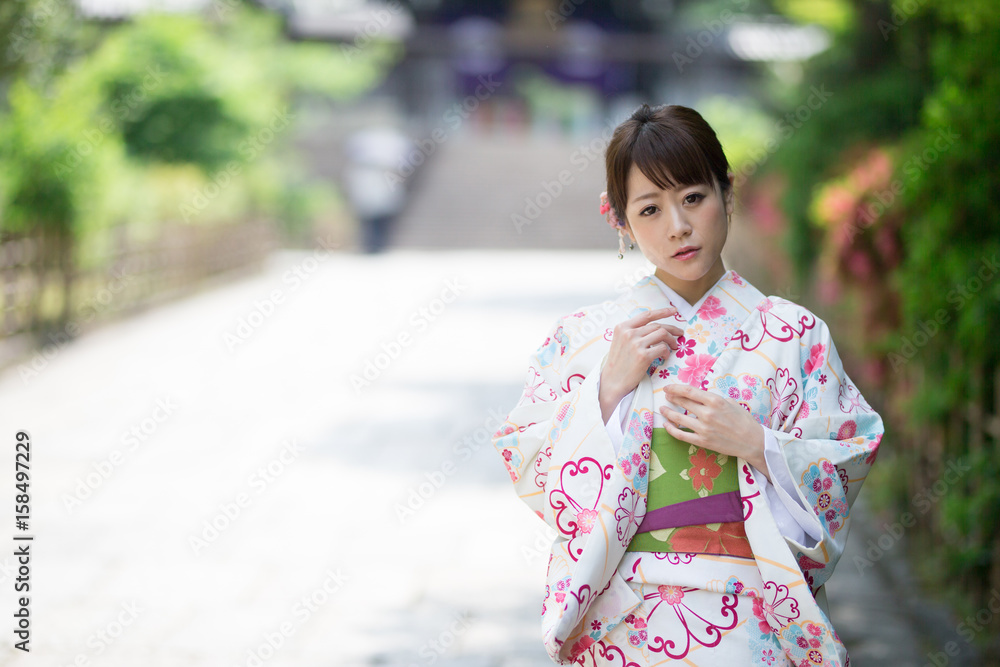 着物の女性・京都 着物の女性・京都