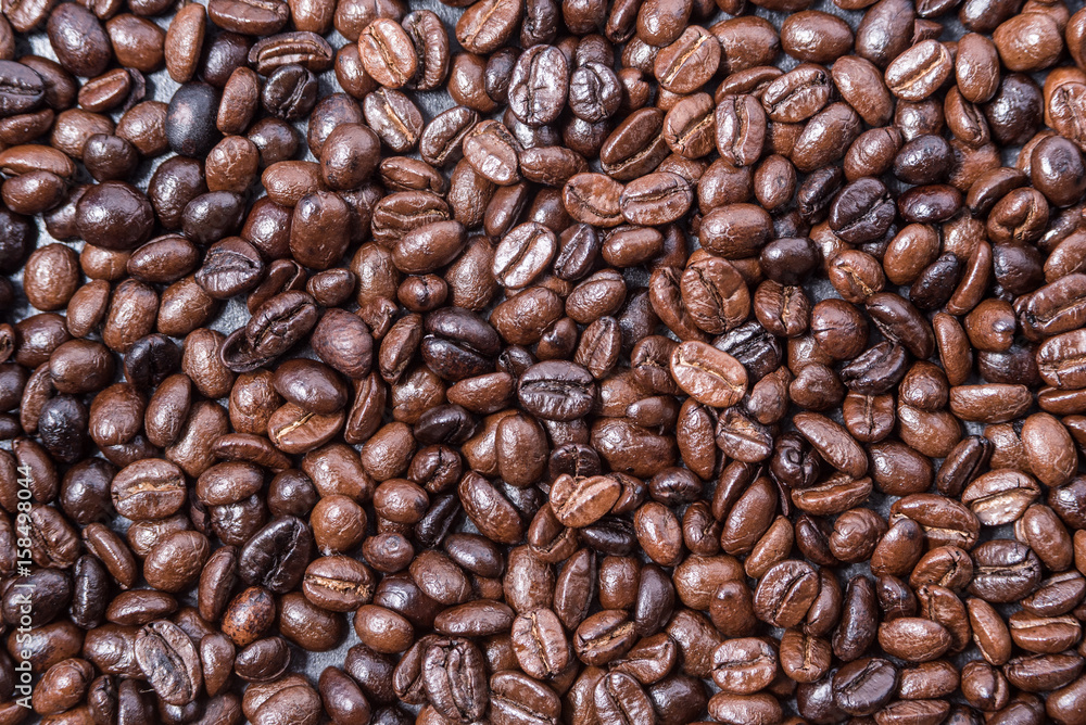 Fototapeta premium Coffee beans Close up 