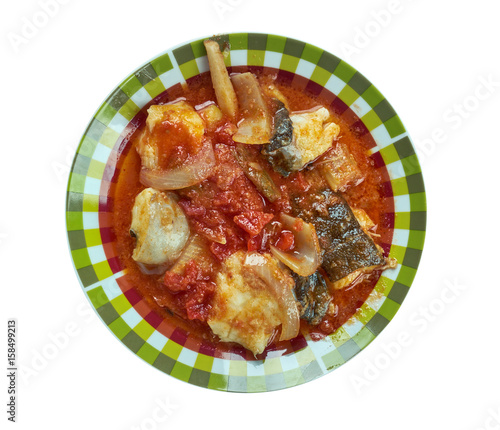 Romanian  Braised fish. photo