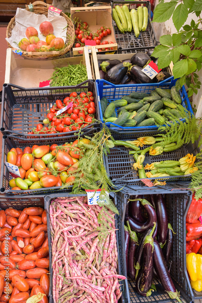 Vegetables on italian market