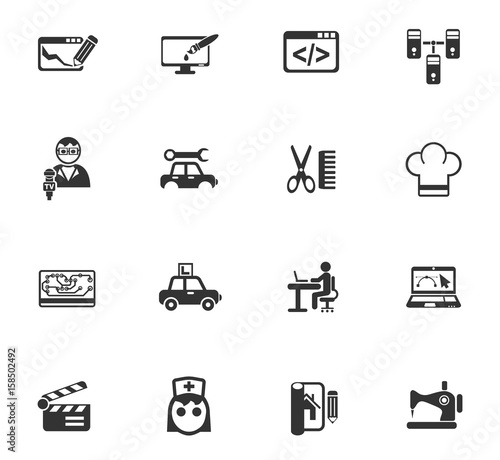 courses icon set