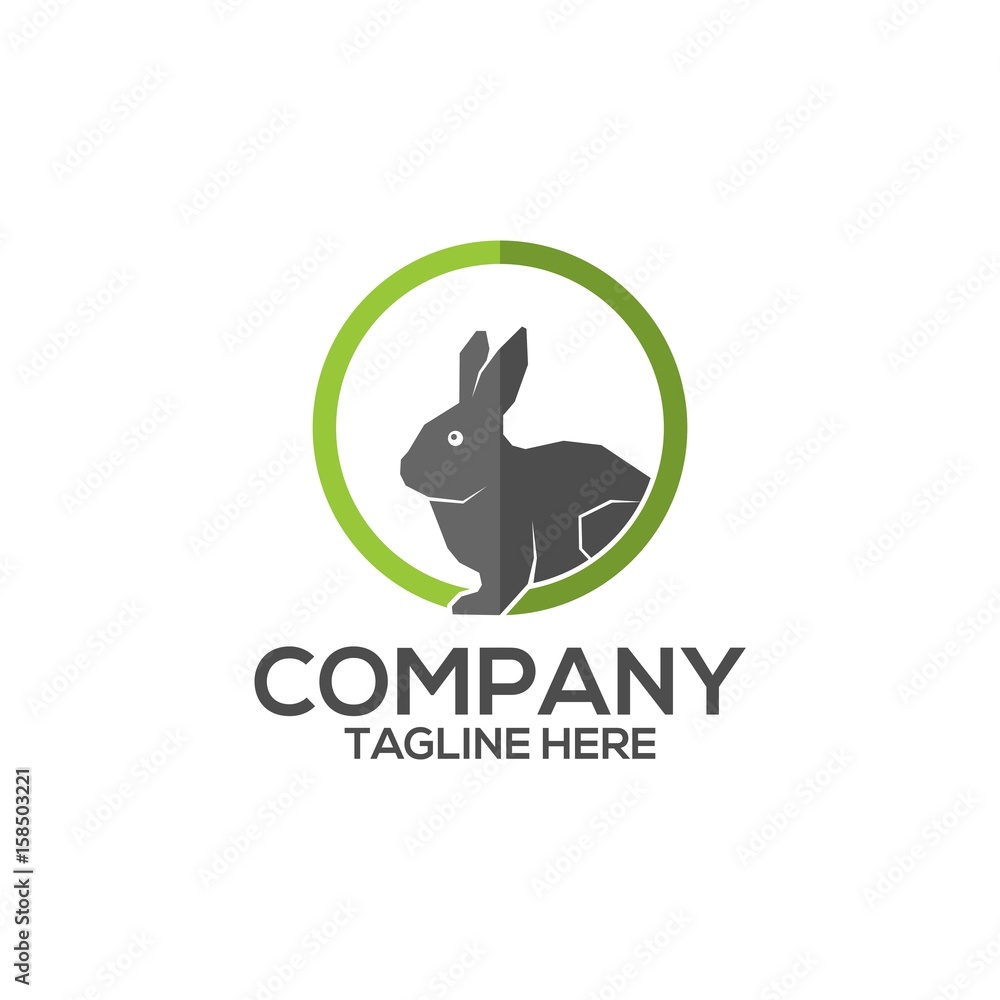 rabbit out of the hole icon vector logo rabbit out of the hole icon vector logo