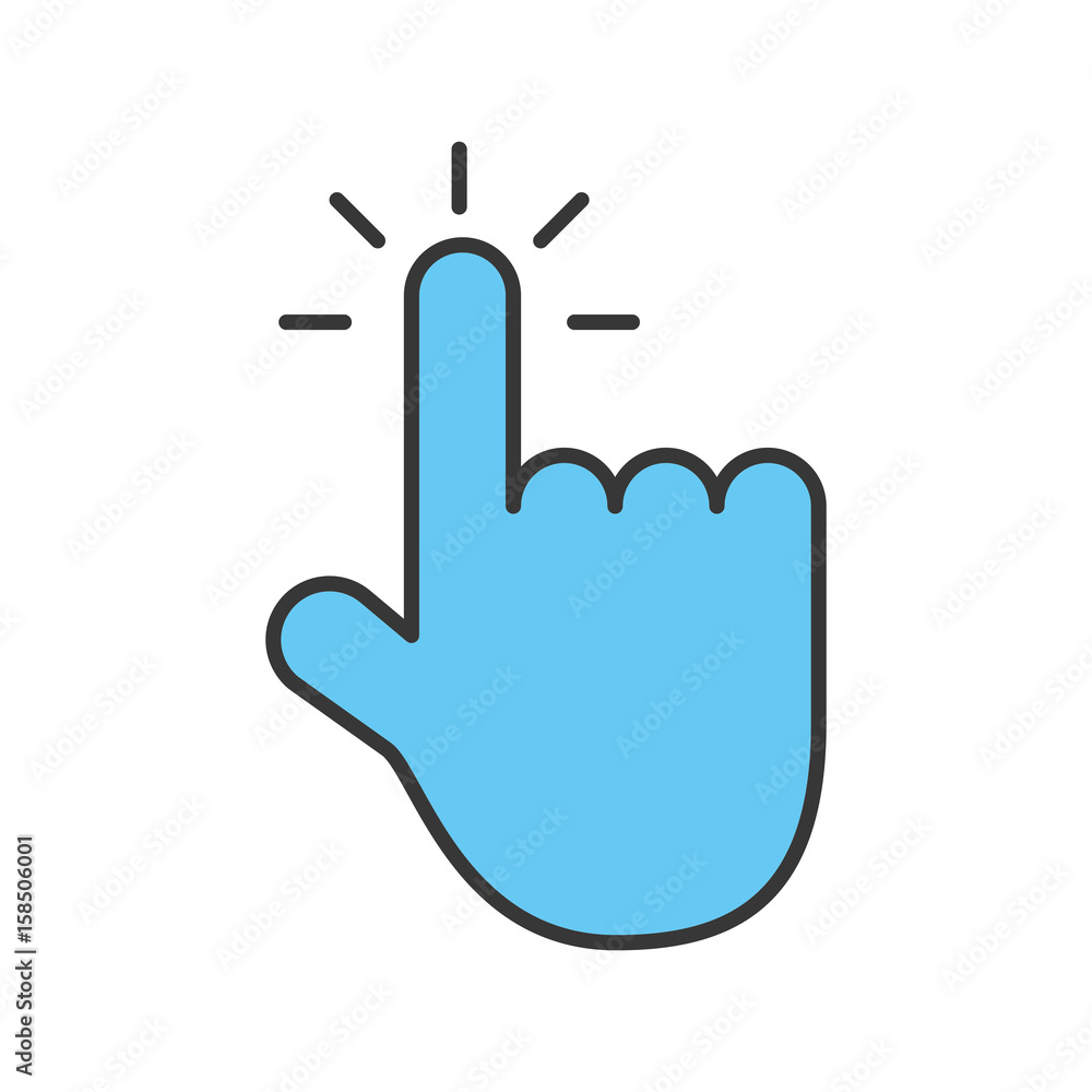 hand pointer isolated icon vector illustration design hand pointer isolated icon vector illustration design