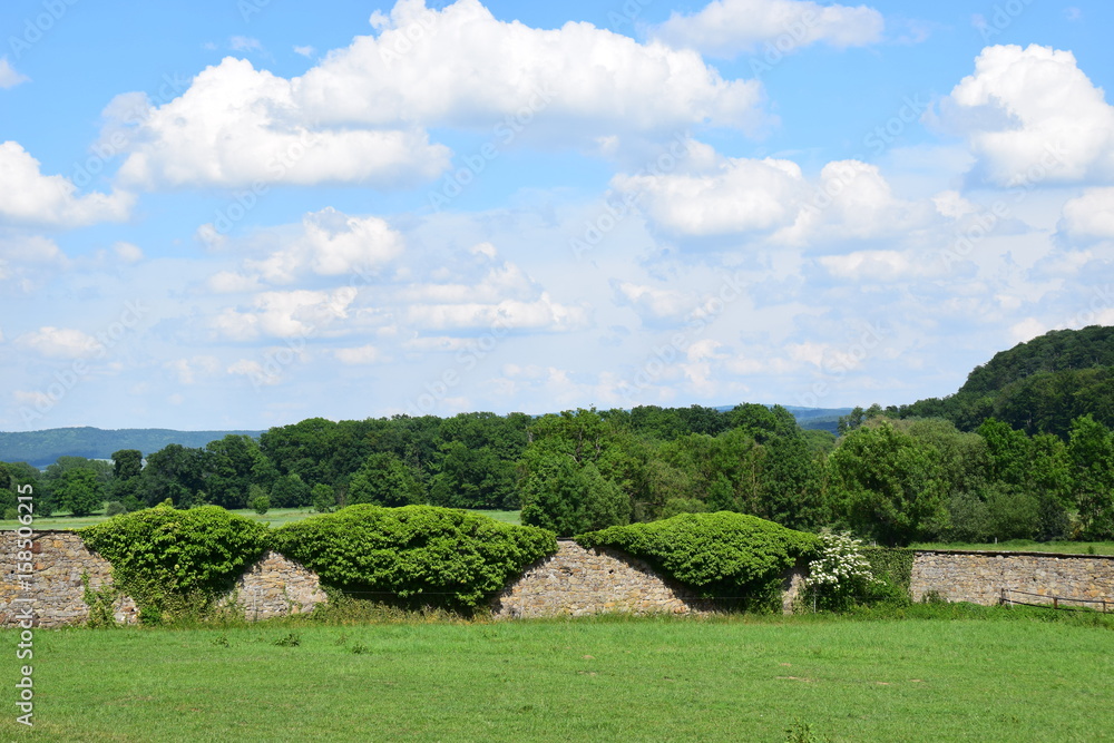 Sandsteinmauer im Weserbergland Stock Photo Adobe Stock