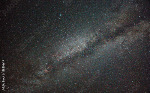 The Milky Way and Summer Triangle Stars