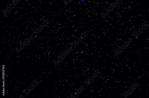Canvas Print Stars and galaxy outer space sky night universe background