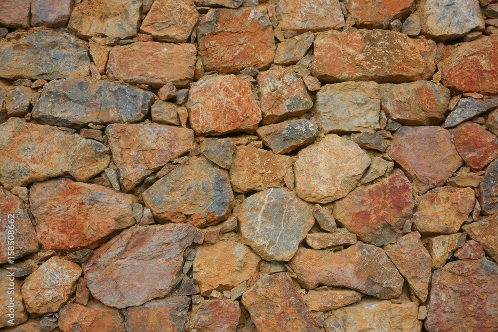 Fototapeta premium Texture of a stone wall